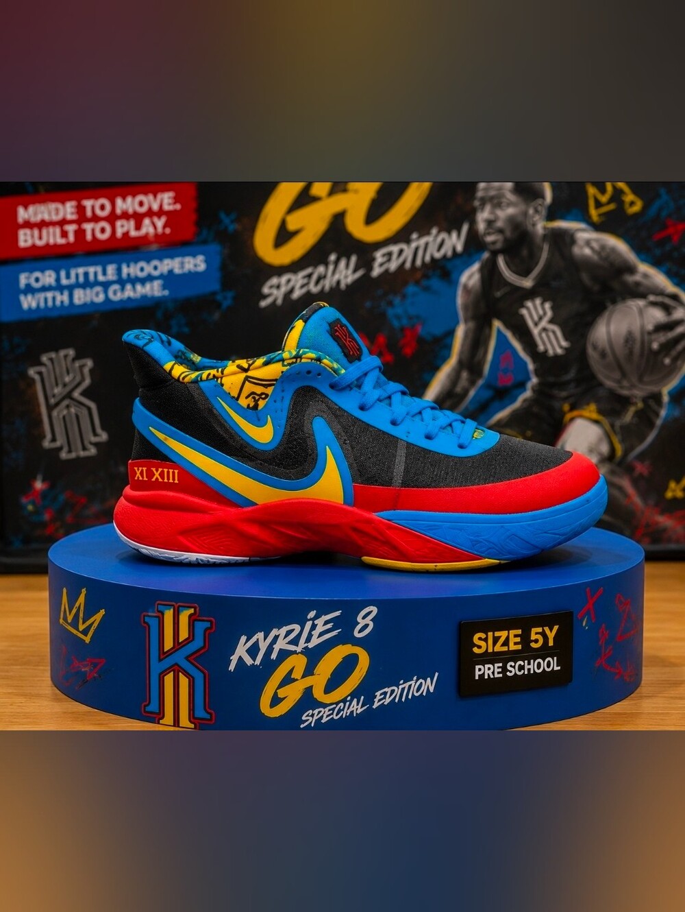 Nike Kyrie 8 GO Special Edition - Black/Tour Yellow- 1Y